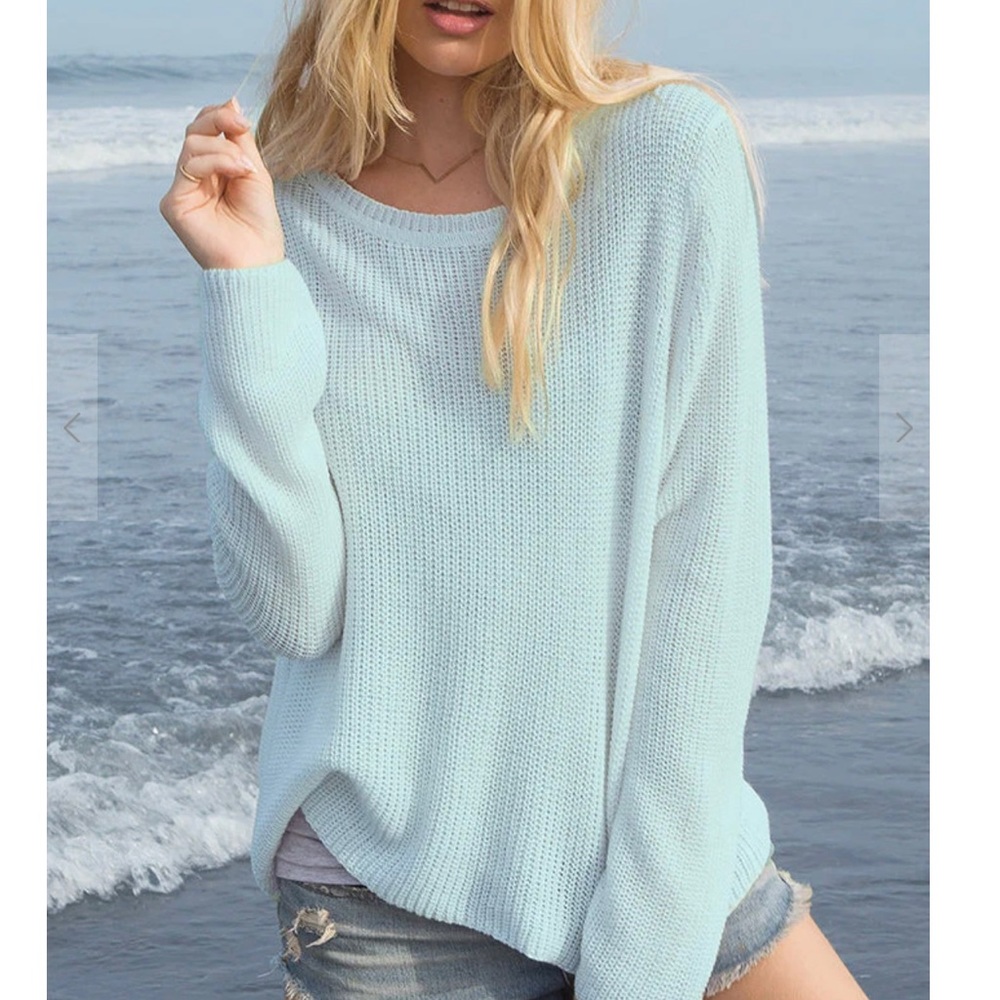 Wooden Ships Mohair Crew Sweater Size M/L